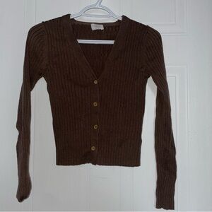 Aritzia Knit Cropped Cardigan